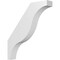 Ekena Millwork 5 1/2-in. W x 32-in. D x 36-in. H Funston Architectural Grade PVC Knee Brace BRCP055X32X36FST - alternate 1